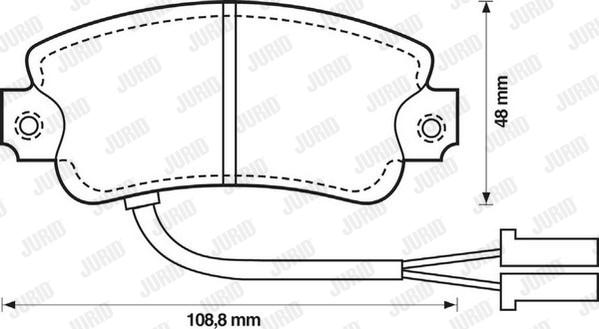 Jurid 571341J - Jarrupala, levyjarru inparts.fi