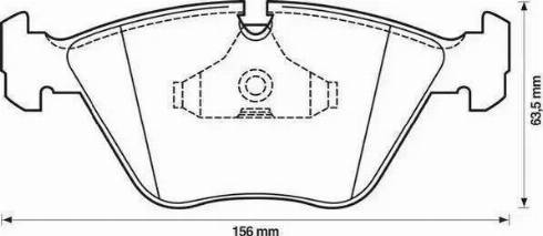 BOSCH 986490640 - Jarrupala, levyjarru inparts.fi