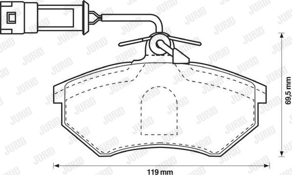 Jurid 571356D - Jarrupala, levyjarru inparts.fi