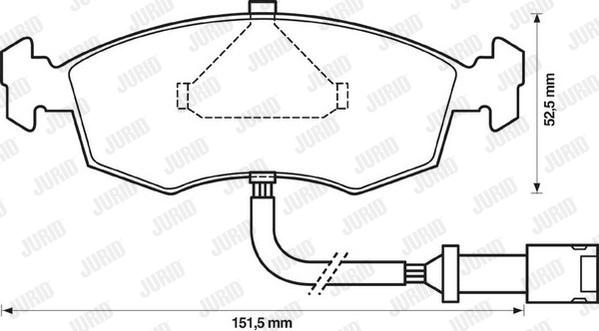 Jurid 571351D - Jarrupala, levyjarru inparts.fi