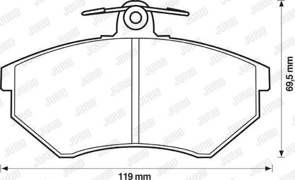 Jurid 571357D - Jarrupala, levyjarru inparts.fi