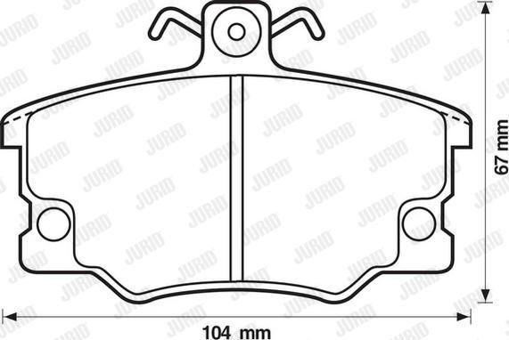 Jurid 571309D - Jarrupala, levyjarru inparts.fi