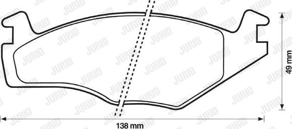 Jurid 571316D - Jarrupala, levyjarru inparts.fi