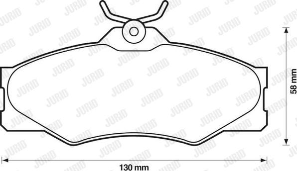 Jurid 571380D - Jarrupala, levyjarru inparts.fi