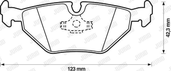 Jurid 571387D - Jarrupala, levyjarru inparts.fi