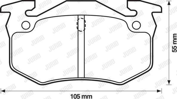 Jurid 571334D - Jarrupala, levyjarru inparts.fi