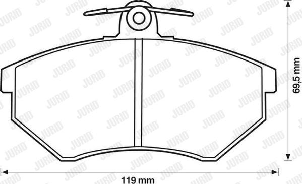 Jurid 571376D - Jarrupala, levyjarru inparts.fi