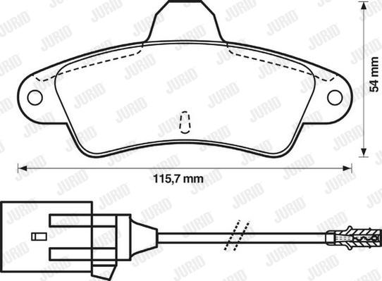 Jurid 571755D - Jarrupala, levyjarru inparts.fi