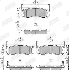 Jurid 573914J - Jarrupala, levyjarru inparts.fi