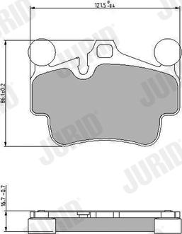 Jurid 573650J - Jarrupala, levyjarru inparts.fi