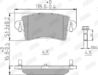 Jurid 573055J - Jarrupala, levyjarru inparts.fi