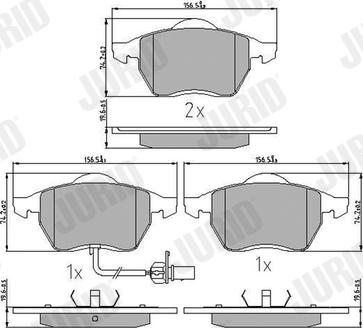 Jurid 573022J - Jarrupala, levyjarru inparts.fi