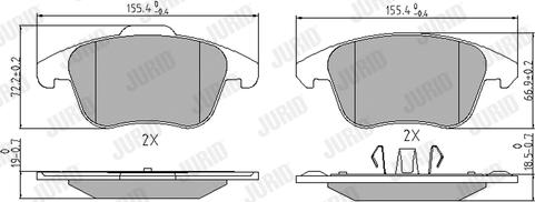 Jurid 573193J - Jarrupala, levyjarru inparts.fi