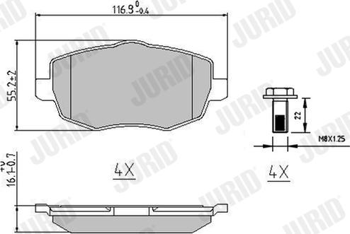 Jurid 573144J - Jarrupala, levyjarru inparts.fi