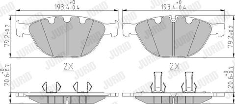 Jurid 573150J - Jarrupala, levyjarru inparts.fi