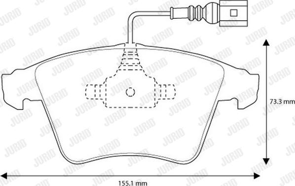 Jurid 573160JC - Jarrupala, levyjarru inparts.fi