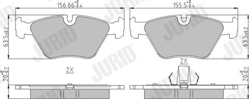 Jurid 573185J - Jarrupala, levyjarru inparts.fi