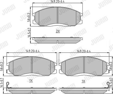 Jurid 572453J - Jarrupala, levyjarru inparts.fi