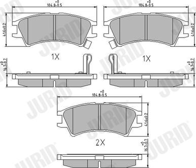 Jurid 572401J - Jarrupala, levyjarru inparts.fi