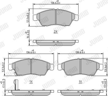 Jurid 572545J - Jarrupala, levyjarru inparts.fi