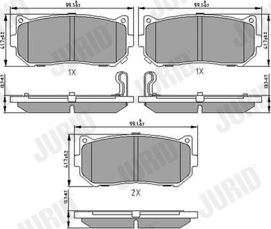 Jurid 572556J - Jarrupala, levyjarru inparts.fi