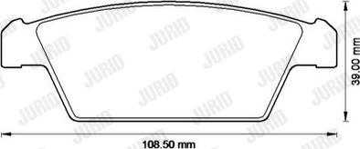 Jurid 572530J - Jarrupala, levyjarru inparts.fi