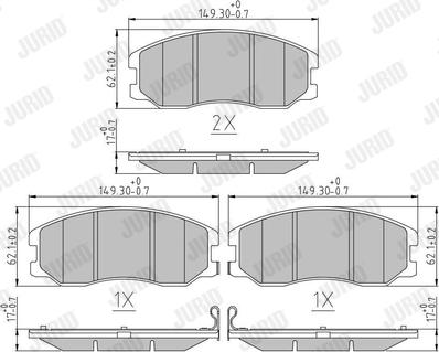 Jurid 572570J - Jarrupala, levyjarru inparts.fi