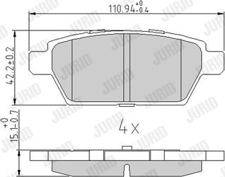 Textar J3613002 13,0 - Jarrupala, levyjarru inparts.fi