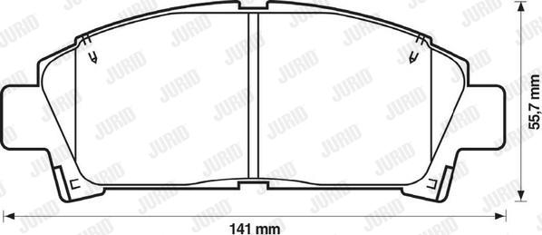 Jurid 572357J - Jarrupala, levyjarru inparts.fi