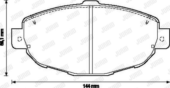 Jurid 572364J - Jarrupala, levyjarru inparts.fi