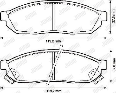 Jurid 572251J - Jarrupala, levyjarru inparts.fi