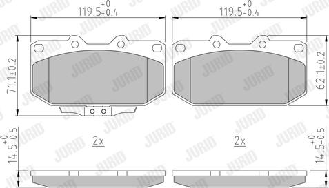 Jurid 572252J - Jarrupala, levyjarru inparts.fi