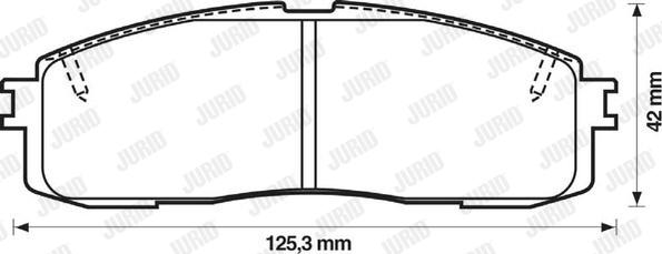 Jurid 572264J - Jarrupala, levyjarru inparts.fi