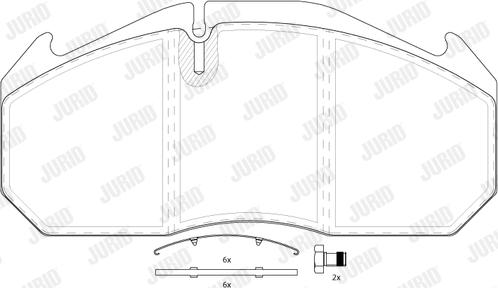 Jurid 2903005390 - Jarrupala, levyjarru inparts.fi