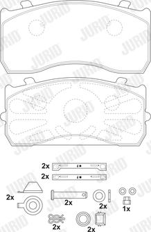 Jurid 2914809560 - Jarrupala, levyjarru inparts.fi