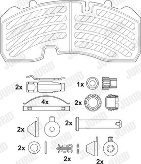 Jurid 2916505390 - Jarrupala, levyjarru inparts.fi