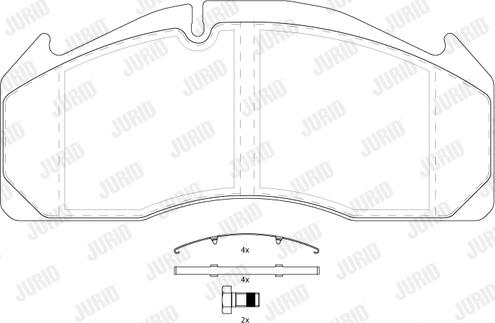 Jurid 2912509560 - Jarrupala, levyjarru inparts.fi