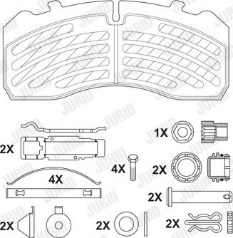 Jurid 2921305390 - Jarrupala, levyjarru inparts.fi