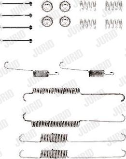Jurid 771082J - Tarvikesarja, jarrukengät inparts.fi