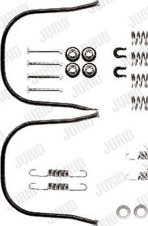 Jurid 771078J - Tarvikesarja, jarrukengät inparts.fi