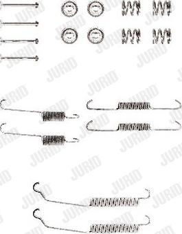 Jurid 771147J - Tarvikesarja, jarrukengät inparts.fi