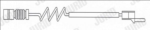 Jurid FWI326 - Kulumisenilmaisin, jarrupala inparts.fi