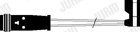 Jurid FWI296 - Kulumisenilmaisin, jarrupala inparts.fi