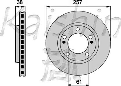 Japanparts DI-995 - Jarrulevy inparts.fi