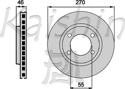 Blue Print ADM54386 - Jarrulevy inparts.fi