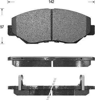 Magneti Marelli 363700201333 - Jarrupala, levyjarru inparts.fi