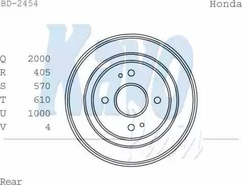 Kavo Parts BD-2454 - Jarrurumpu inparts.fi