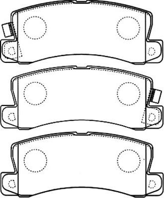 Kavo Parts BP-9094 - Jarrupala, levyjarru inparts.fi