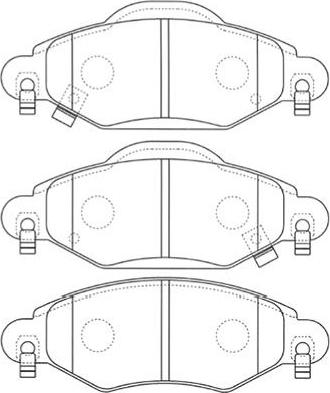 Kavo Parts BP-9096 - Jarrupala, levyjarru inparts.fi