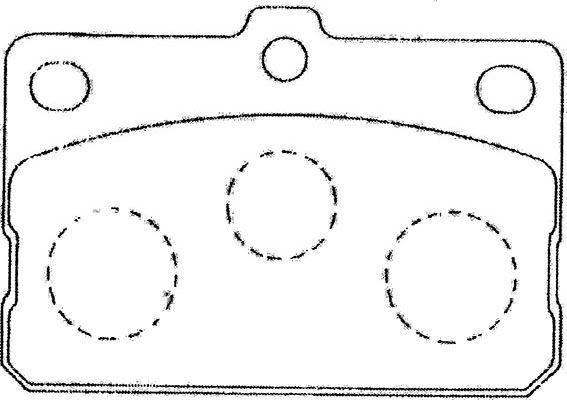 Kavo Parts BP-9091 - Jarrupala, levyjarru inparts.fi